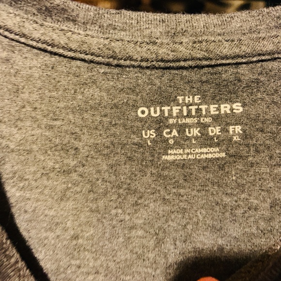 AT&T Employee Lands End Long Sleeve T-shirt Large - Picture 2 of 2